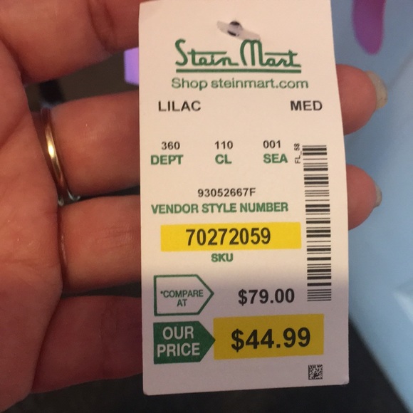 NWT Coco Bianco lavender blouse size medium - Picture 7 of 16